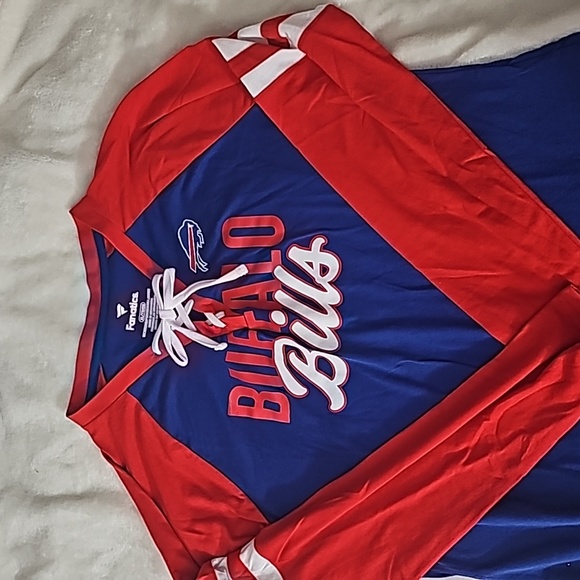 Buffalo Bills Nike Women's Fashion LongSleeve Lightweight fanatics T-Shirt XL - Picture 6 of 10
